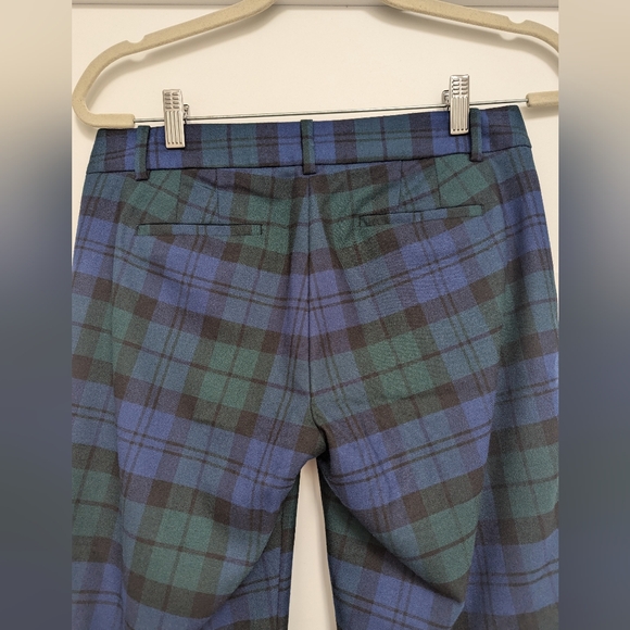 J.Crew Women's Blue and Green Trousers - Picture 7 of 11